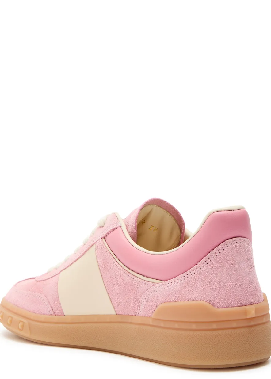Upvillage panelled suede sneakers