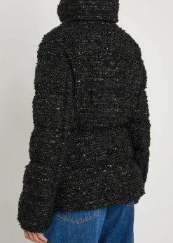 Urbel padded metallic-tweed jacket