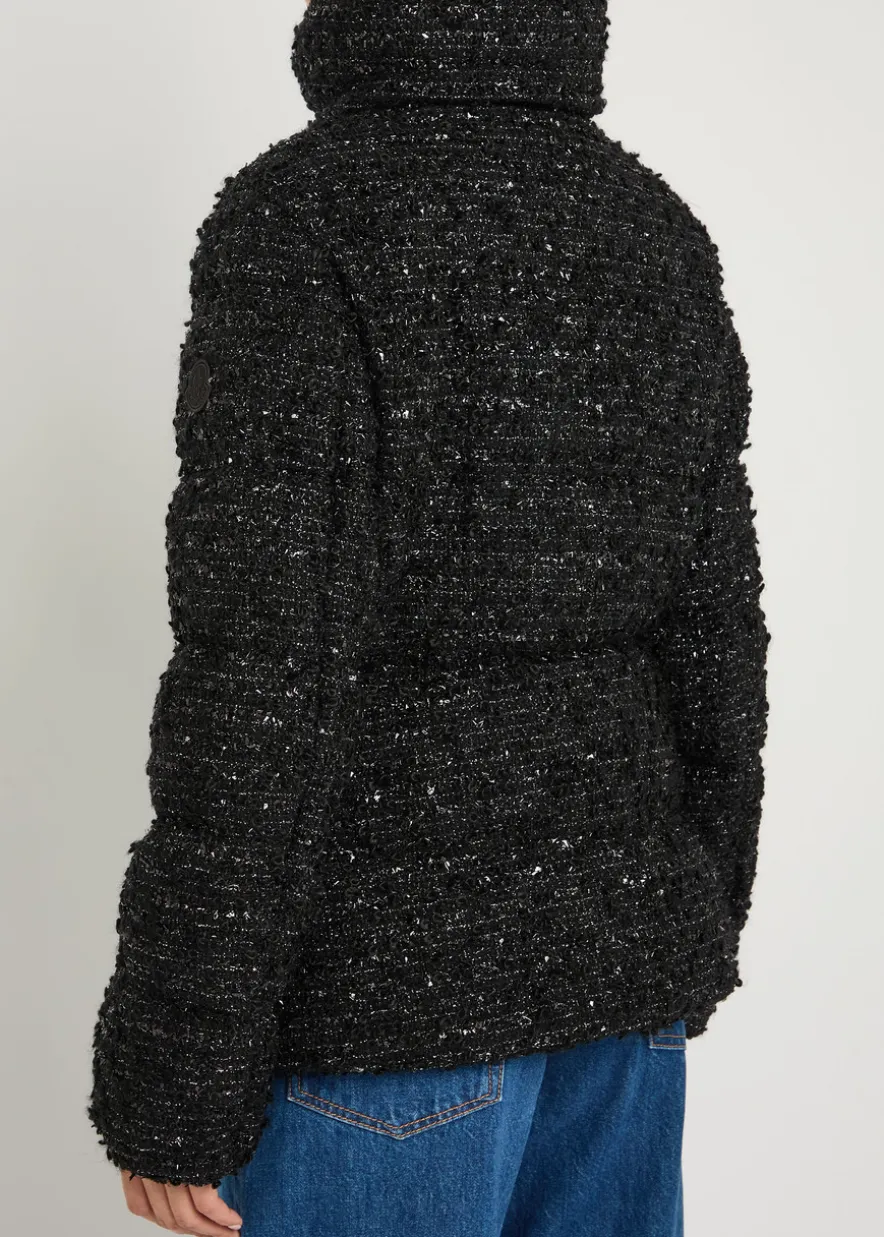 Urbel padded metallic-tweed jacket