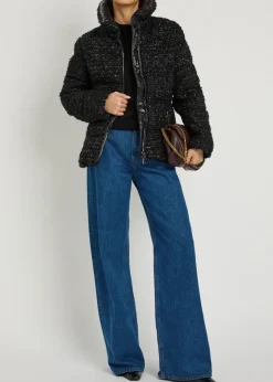 Urbel padded metallic-tweed jacket