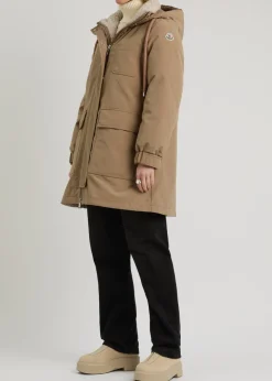 Urfe hooded shell parka