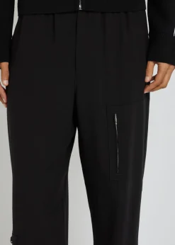 Utility wool trousers
