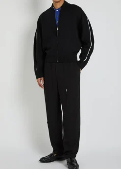 Utility wool trousers