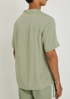 Valbonne stripe-trimmed shirt