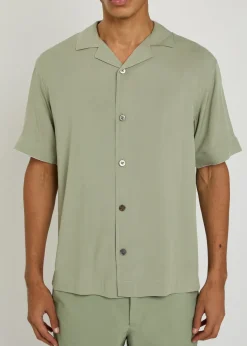 Valbonne stripe-trimmed shirt
