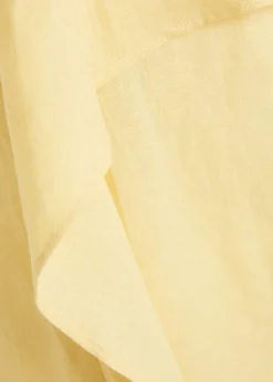 Valencia draped linen maxi dress