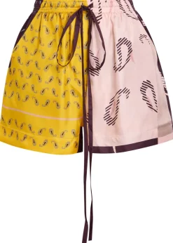 Valentino printed silk shorts