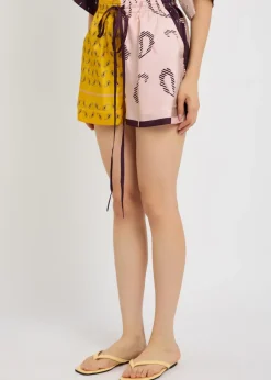 Valentino printed silk shorts
