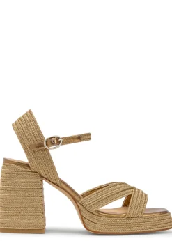 Valle metallic platform sandals