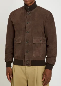 Valstarino padded suede jacket