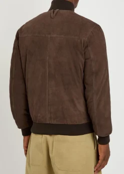 Valstarino padded suede jacket