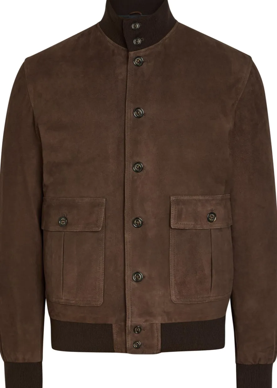 Valstarino padded suede jacket