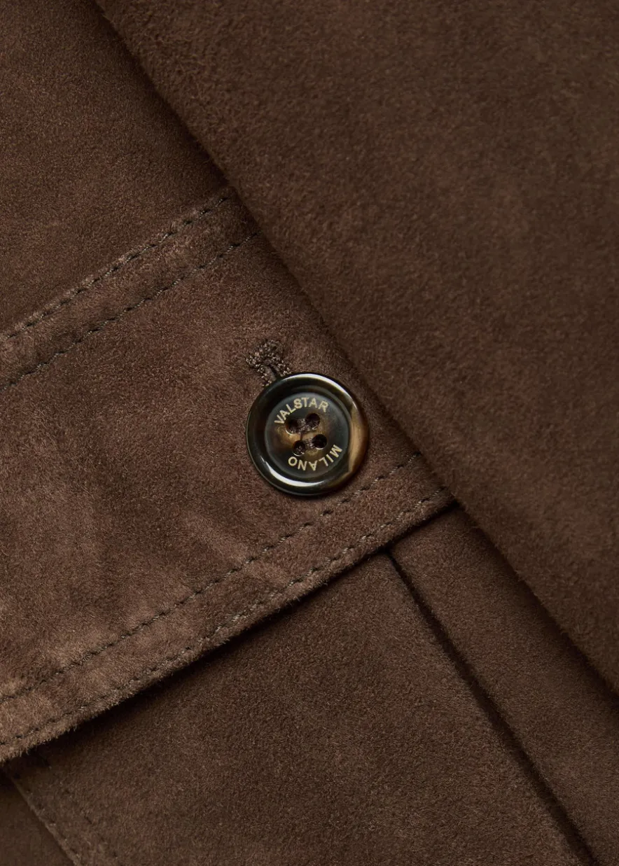 Valstarino padded suede jacket