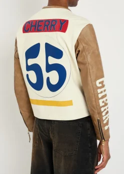 Vanson leather biker jacket