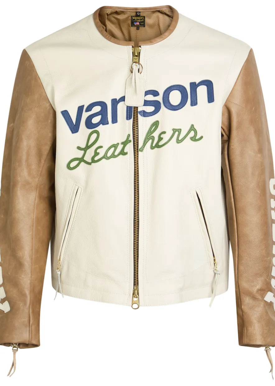 Vanson leather biker jacket