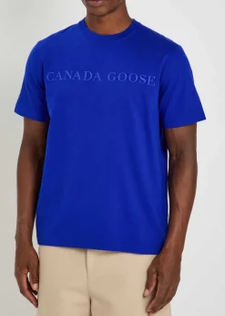 Vantage logo-embroidered cotton T-shirt