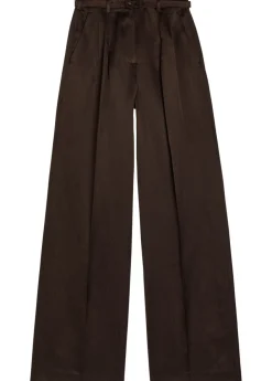 Vargas belted silk trousers