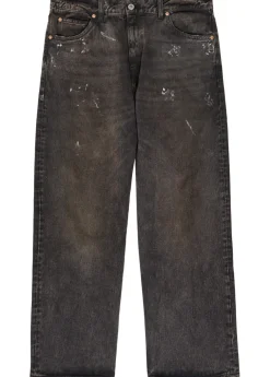 Vast Cut paint-splatter straight-leg jeans