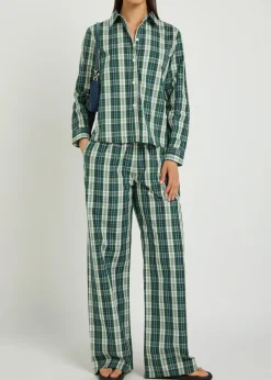 Vella striped cotton-poplin shirt