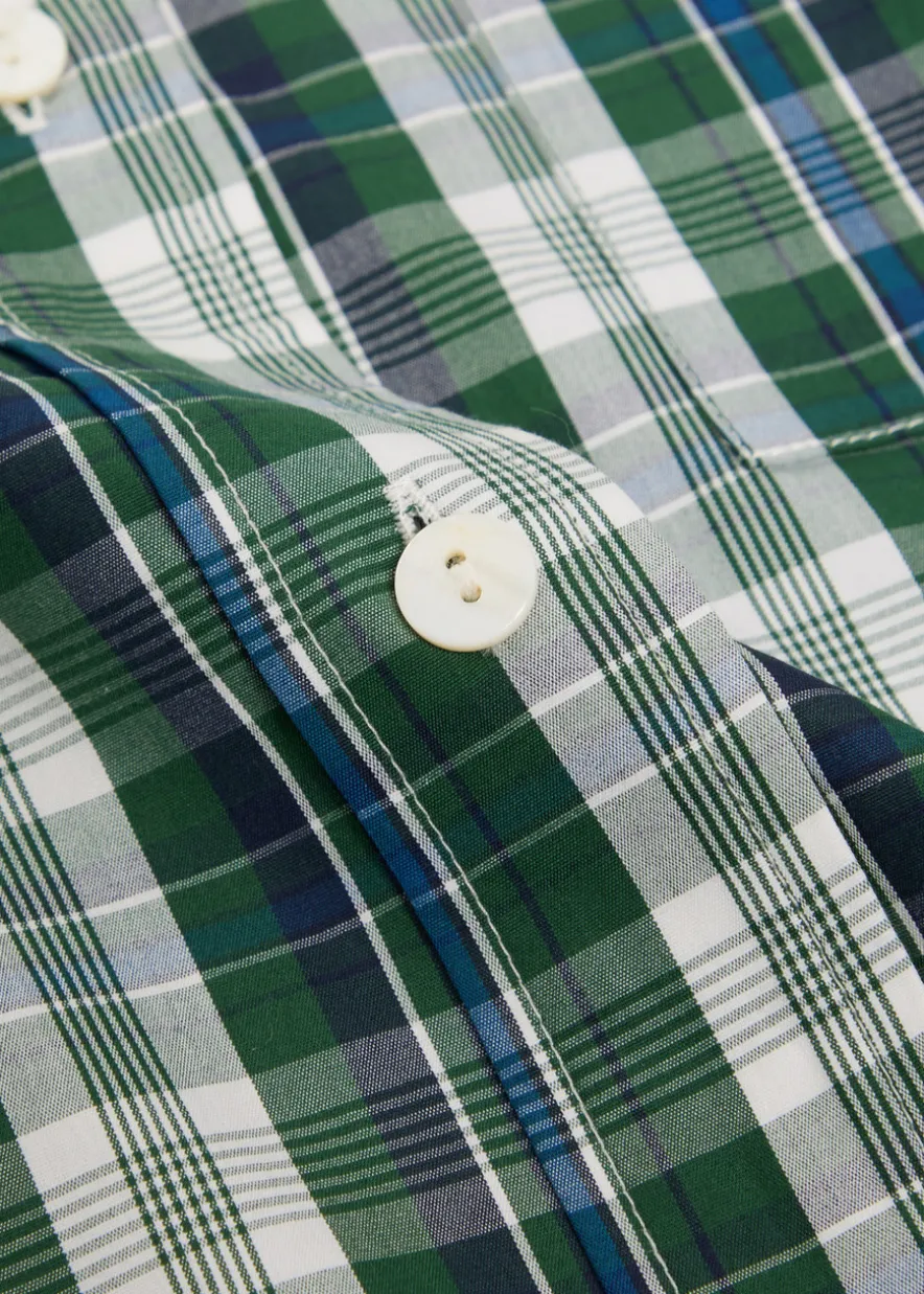 Vella striped cotton-poplin shirt