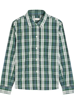 Vella striped cotton-poplin shirt