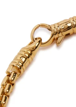 Venetian 9kt gold-plated chain bracelet