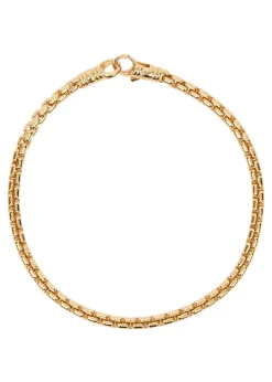Venetian 9kt gold-plated chain bracelet