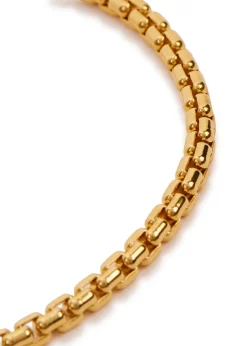 Venetian 9kt gold-plated chain bracelet