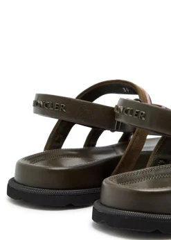 Vera Isla grosgrain and leather sandals