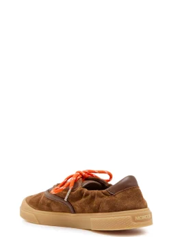 Vera Leisure leather-trim suede sneakers