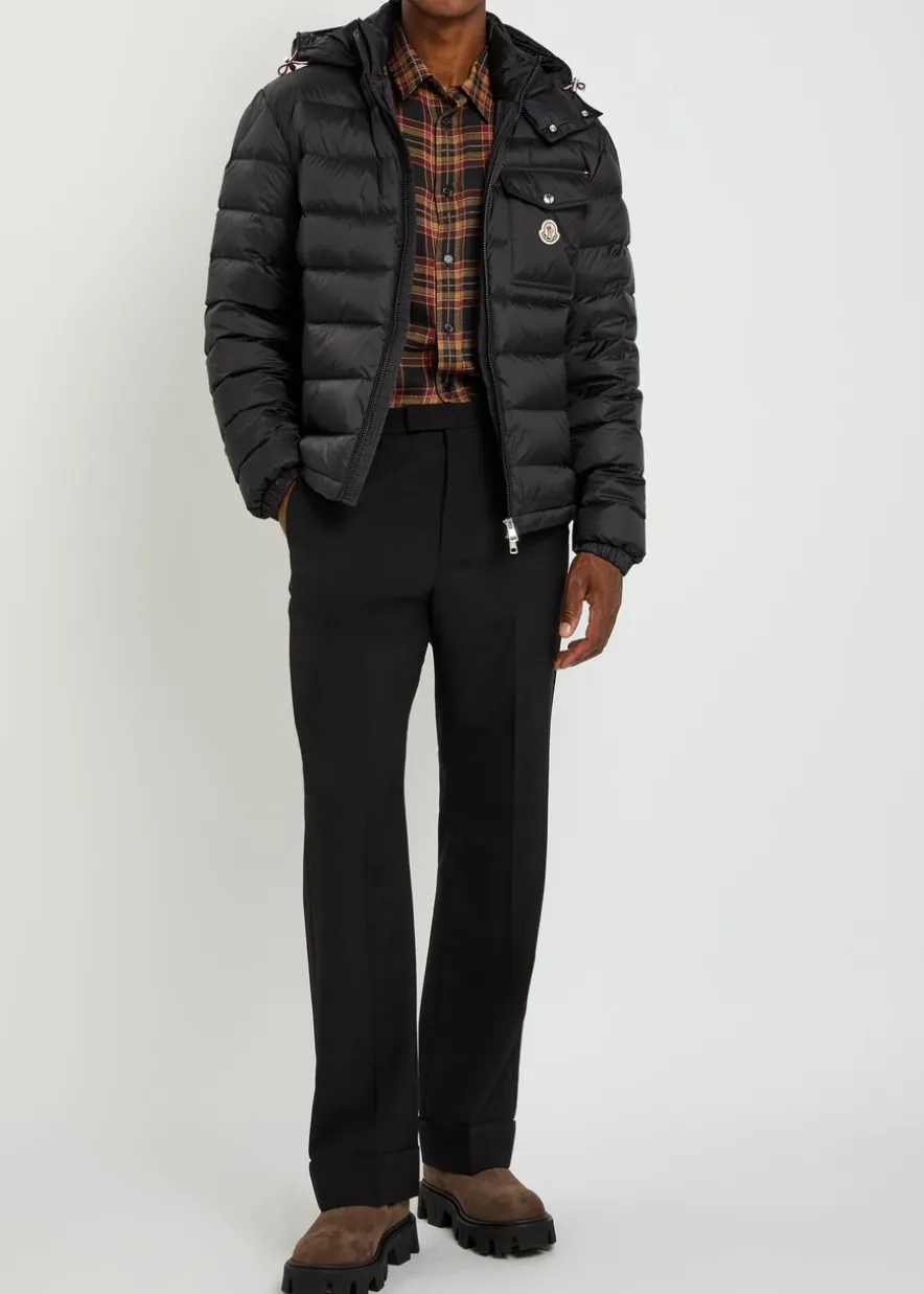 Verith hooded padded nylon jacket