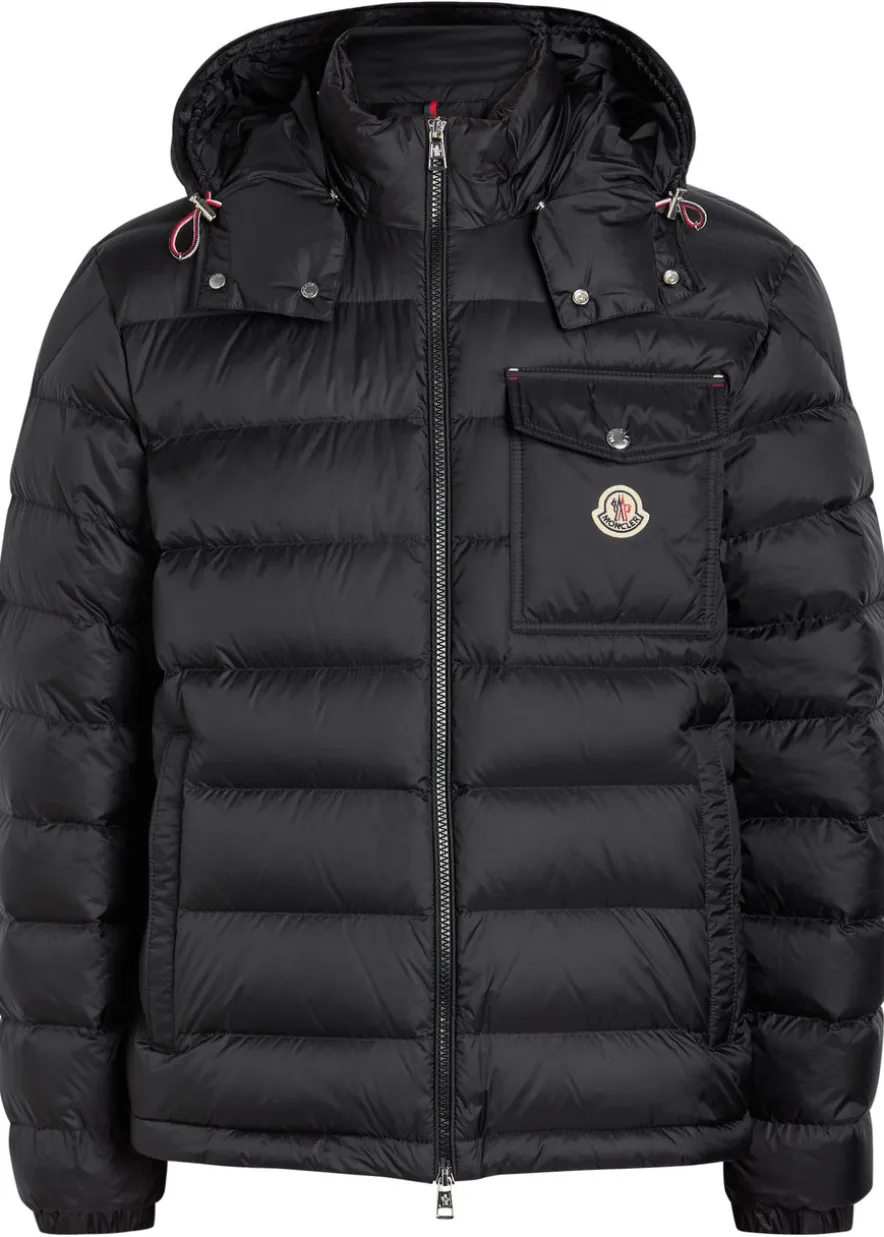 Verith hooded padded nylon jacket
