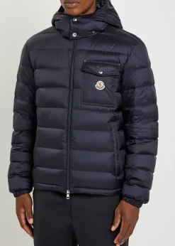 Verith hooded padded nylon jacket