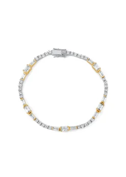 Verity tone-toned 18ct yellow gold vermeil bracelet