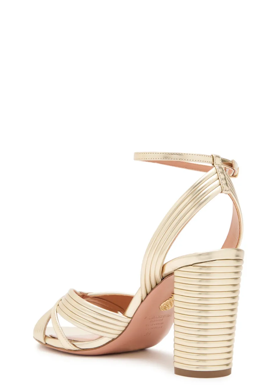 Very Sundance 85 metallic leather sandals