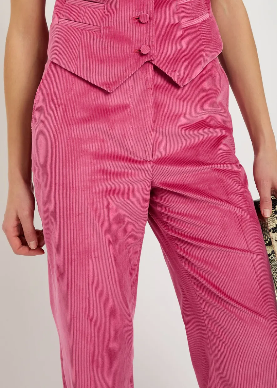 Vesta straight-leg corduroy trousers