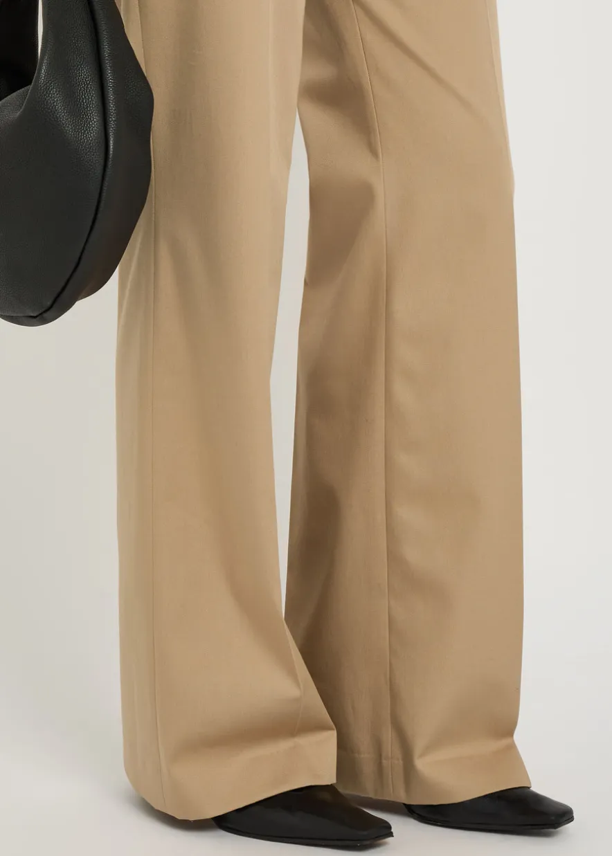 Vesta straight-leg cotton trousers