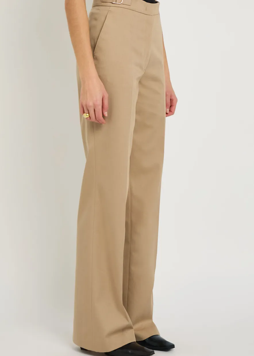 Vesta straight-leg cotton trousers