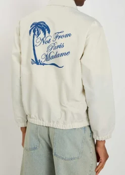 Veste Slogan Palmier printed jacket