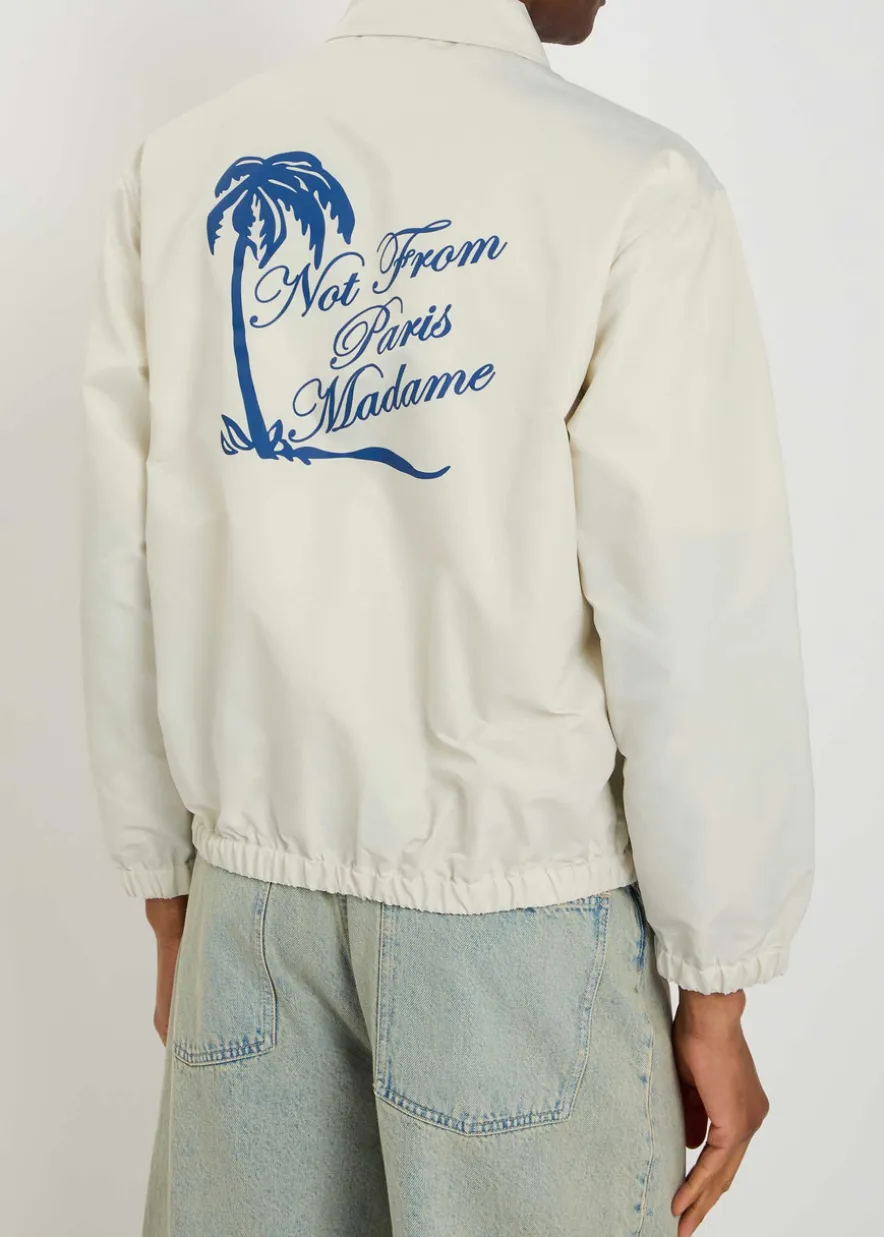 Veste Slogan Palmier printed jacket