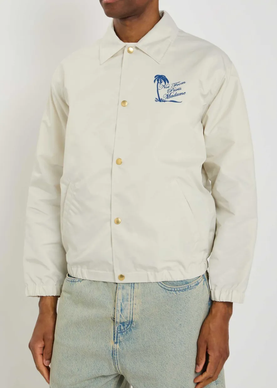 Veste Slogan Palmier printed jacket