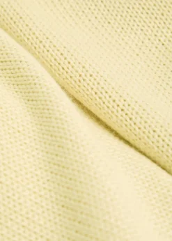 Vexed V-neck cotton-blend jumper