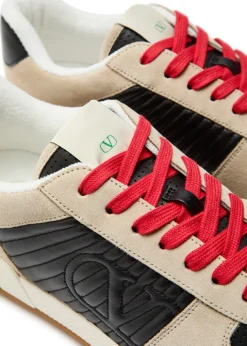 VG New Sneaker 1 panelled suede sneakers