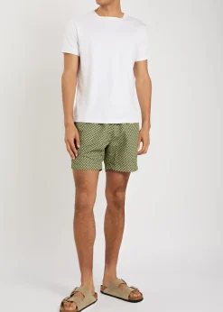 Vibe printed shell swim shorts