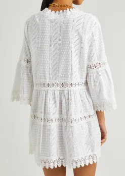 Victoria broderie-anglaise cotton kaftan