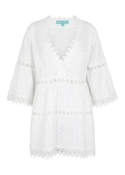 Victoria broderie-anglaise cotton kaftan