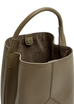 Victoria leather bucket bag