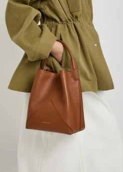 Victoria leather bucket bag