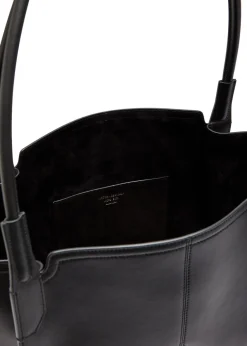 Victoria small panelled leather tote