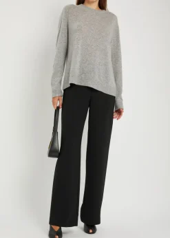 Vida straight-leg crepe trousers